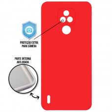 Capa Motorola Moto E7 - Cover Protector Vermelha
